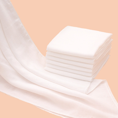 Kain Kasa Katun Tenun Polos 60S Putih Alami Popok Kain Kasa 120GSM