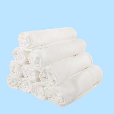 Kain Kasa Bambu Empat Lapisan Untuk Pakaian Bayi Baru Lahir 40S 175X137 Nyaman