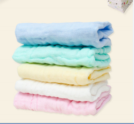 Kain Katun Crinkle Bernapas Oleh Halaman 156X120 Selimut Kasa Besar