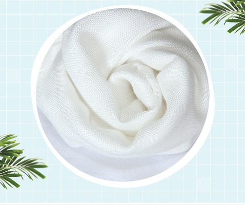Kain Kasa Katun Tenun Polos 60S Putih Alami Popok Kain Kasa 120GSM