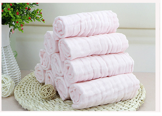 Tiga Lapisan Dandelion Fiber Cotton Gauze Fabric 180GSM Bahan Selimut Bayi