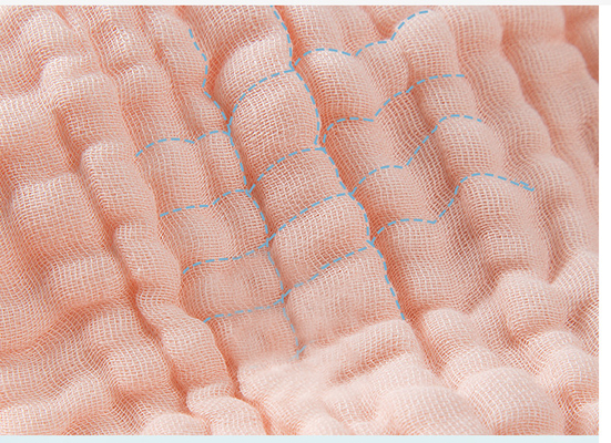 Kain Kasa Crinkle Aman By The Yard Selimut Kapas Katun Bayi 175X135 210GSM