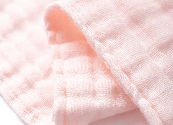 Serat Alga Double Gauze Swaddle Blanket Degradable Penyerapan Air Yang Baik