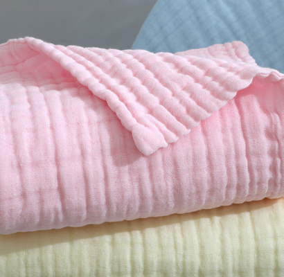 Selimut Muslin Katun Putih Multilayer 180GSM 195GSM Nyaman