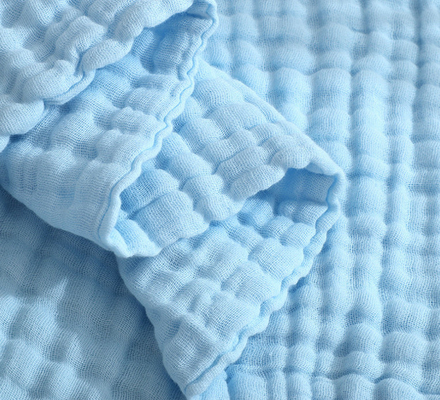 Selimut Muslin Katun Putih Multilayer 180GSM 195GSM Nyaman
