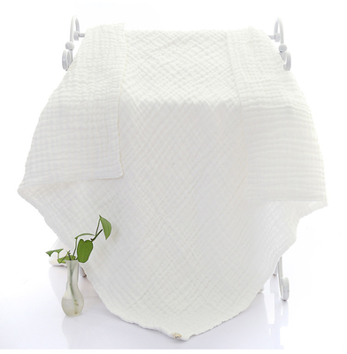 Grade A Pure Modal 30S White Double Gauze Fabric Dress Pakaian