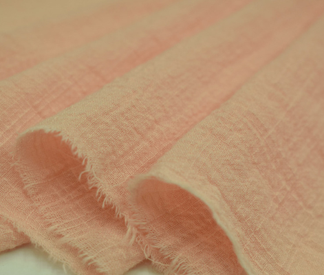 Kain Selimut Muslin 110GSM Lingkungan Kain Kasa Oranye