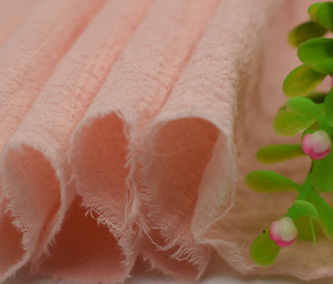 Kain Selimut Muslin 110GSM Lingkungan Kain Kasa Oranye