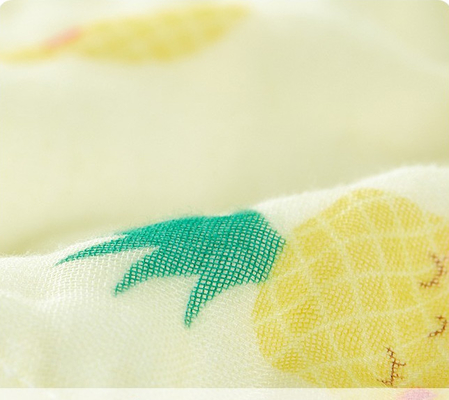 Animal Printing Kain Kasa Kapas Organik Membedung Bungkus Untuk Bayi Baru Lahir Berkelanjutan