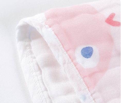 Animal Printing Kain Kasa Kapas Organik Membedung Bungkus Untuk Bayi Baru Lahir Berkelanjutan