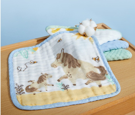 Six Layers 40S Woven Cotton Gauze Fabric Kasa Saputangan Untuk Bayi