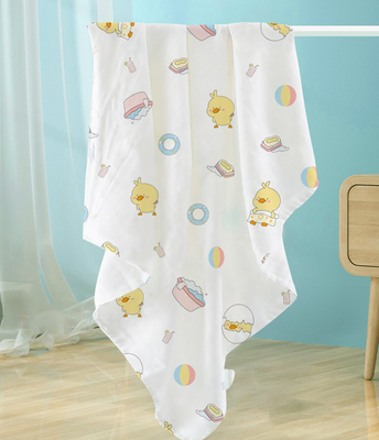 Pakaian Kain Kasa Muslin Bayi Berkerut Alami 57 Inch Bernapas