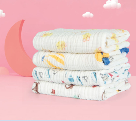 Kain Kasa Bayi 200gsm Sehat 40S Katun Sisir Kain Kasa Alami