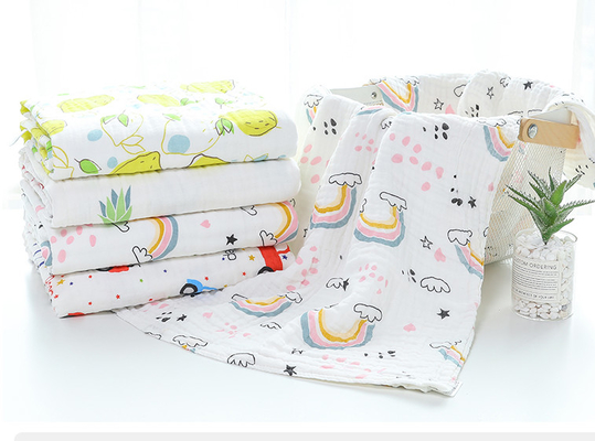 Kain Kasa Bayi 200gsm Sehat 40S Katun Sisir Kain Kasa Alami