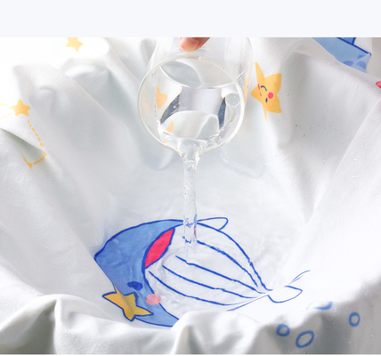 Pola Vivid Combed Cotton 4 Lapisan Kain Kasa Bungkus Penutup Bayi