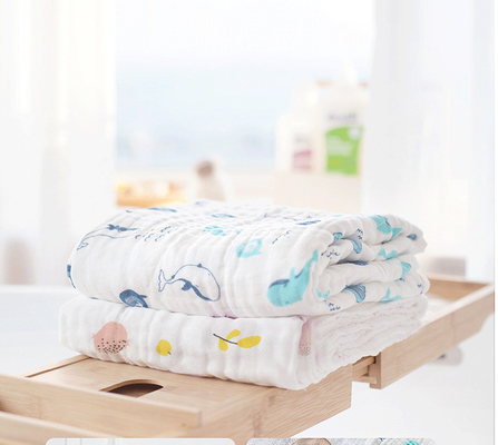 Kain Kain Kasa Fluffy 40S 250GSM Kain Penyerapan Air Yang Baik Bayi