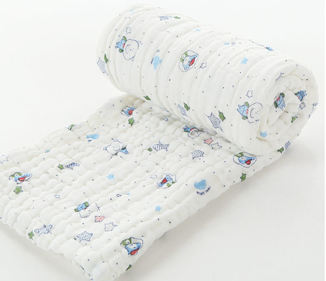 Kain Kain Kasa Fluffy 40S 250GSM Kain Penyerapan Air Yang Baik Bayi
