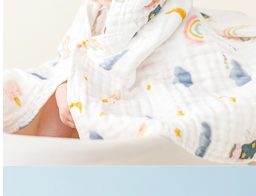 Kain Kasa Alami Ramah Lingkungan Selimut Kasa Bayi 100m / Roll