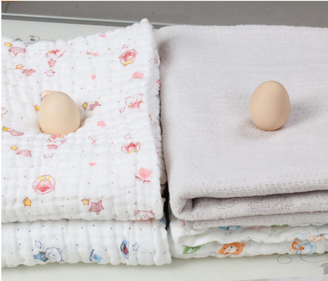 Combed Cotton Multilayer Crinkle Gauze Blanket Kain Kasa Lembut