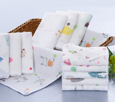 Dua Lapisan 40S 125GSM Bahan Kasa Ganda Bambu Membedung Selimut