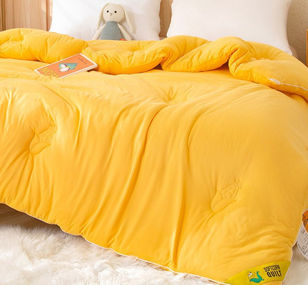 Sutra Seperti Kain Serat Kedelai Bacterioatatic Kelas Tinggi Untuk Bantal Tempat Tidur
