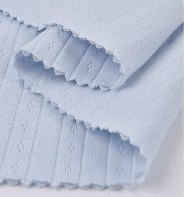 Kain Kasa Alami Katun Antibakteri Lengkap 40S Knit Double Bar Jacquard
