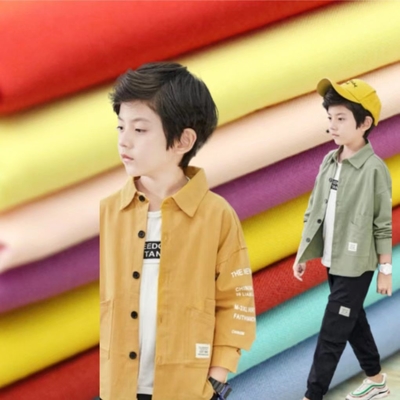 TC6535 Kain Seragam 130X 72 155GSM 32SX32S TC Polyester Cotton Woven Jacket Shirt Fabric