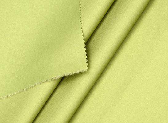 98% Katun Organik Kain 2% Spandex Lembut Musim Panas 50sX50s 135GSM Pakaian Bayi Gaun