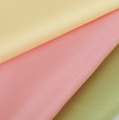 Noble Satin Glossy Polyester Kain Gaun Pans tiruan Sutra