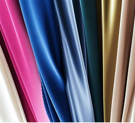Gaun Satin Musim Panas Gaun Wanita Ringan Menyinari Rok Polyester halus