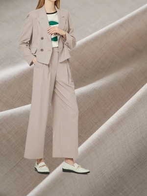 66% poliester 30% rayon 4% spandeks bahan bisnis seragam pakaian celana dan rok pakaian perjalanan kain