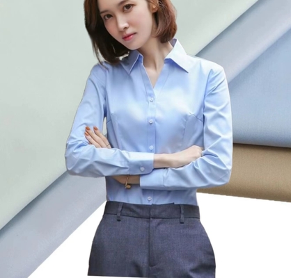 60% Katun 40% Polyester Twill Kain CVC ` Celana pakaian sehari-hari 125gm Pakaian Kantor