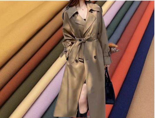 CVC 55% Katun 45% Polyester 180gsm Seragam Kantor Kain Pakaian Perusahaan Bahan