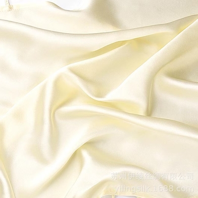 Satin Imitasi Sutra Dua Sisi 97% Poliester 3% Spandex Satin Poliester 190gsm Gaun Malam Blus Dan Syal
