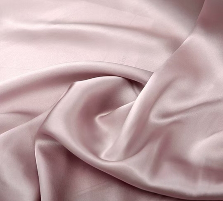 Sutra tiruan 95%Polyester 5% Spandex Satin Polyyester 120gsm Activewear Cocktail Dresse Kain