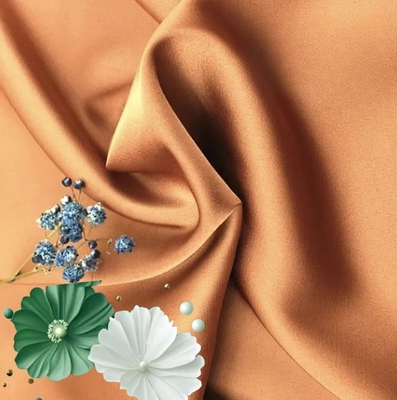 100% Polyester Satin Fabric 185gm Penampilan seperti Sutra Celana, Rok, Bluse Dan Gaun