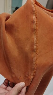 Serat Selulosa Regenerasi 100% Cupro Kain Tenun 113gsm Cupro Vs Viscose