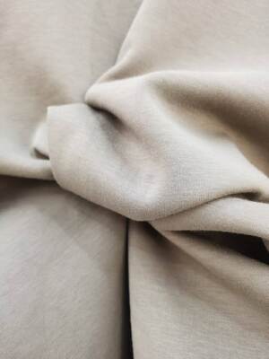 80%Kotton 15%Polyester5%Spandex260gsm Air-Layer Kain Rajutan Sweatshirt Pakaian.