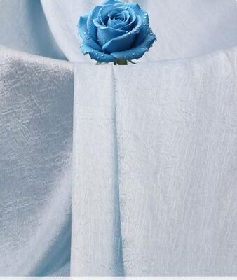 110GSM Satin Crinkle Fabric - Polyester Ringan Seperti Sutra dengan Tekstur Kringle untuk Gaun Elegan