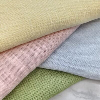 220 GSM Kain Linen Rayon tahan kerutan yang bernapas untuk blus dan kemeja