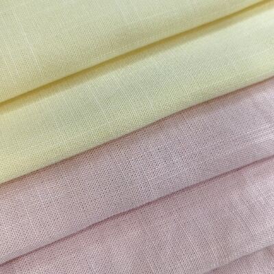 220 GSM Kain Linen Rayon tahan kerutan yang bernapas untuk blus dan kemeja