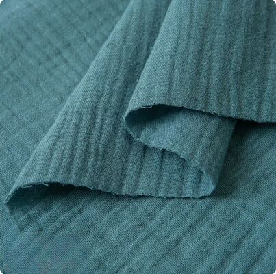 135GSM 100% Kain Gaze Ganda Katun dengan 200+ Warna siap pakai untuk Pakaian Bayi dan Anak-anak