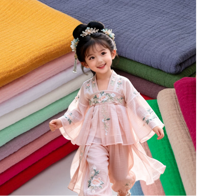 130GSM 100% Kain Gaze Ganda Baja
Secara alami lembut, lembut pada kulit halus, dirancang untuk anak-anak yang sehat.