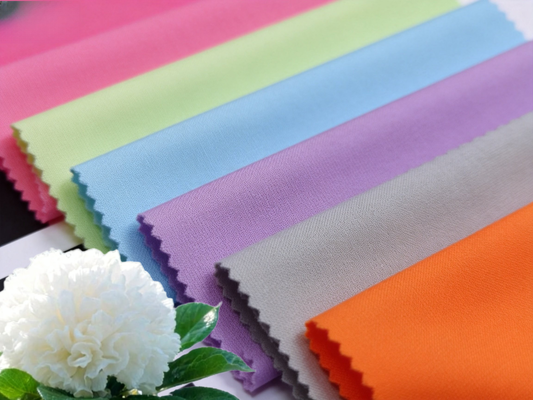 210gm Layer Air Sand-Washed Knit Fabric dengan pemulihan elastis yang sangat baik dan ketahanan keriput yang tinggi
