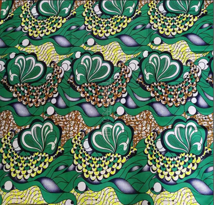 Pagne Wax Africain – 100% Katun Kain Cetak Lilin Afrika