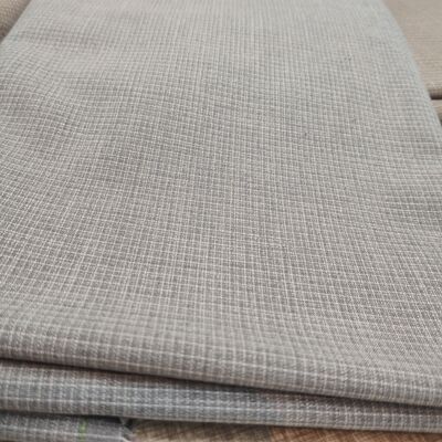 240gsm TR Suiting Fabric dengan pola cek halus - 85% Polyester 11% Rayon 4% Spandex Uniform Fabric
