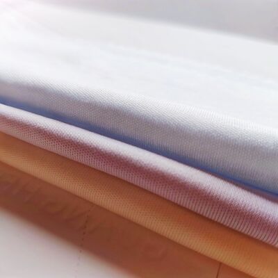 180cm Lebar 180gsm Berat Kain kapas spandek dengan pemulihan elastis yang sangat baik untuk pakaian yang nyaman