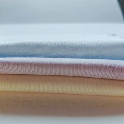 210gm Double-Sided Knit Cotton Spandex Jersey dengan lebar 180cm untuk pakaian stretch yang nyaman