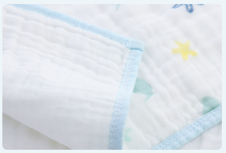 Bayi 40S Katun Murni 4 Lapisan Kain Kasa Untuk Pakaian Bayi Baru Lahir anti statis