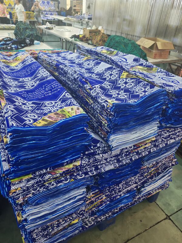 Pagne Wax Africain – 100% Katun Kain Cetak Lilin Afrika